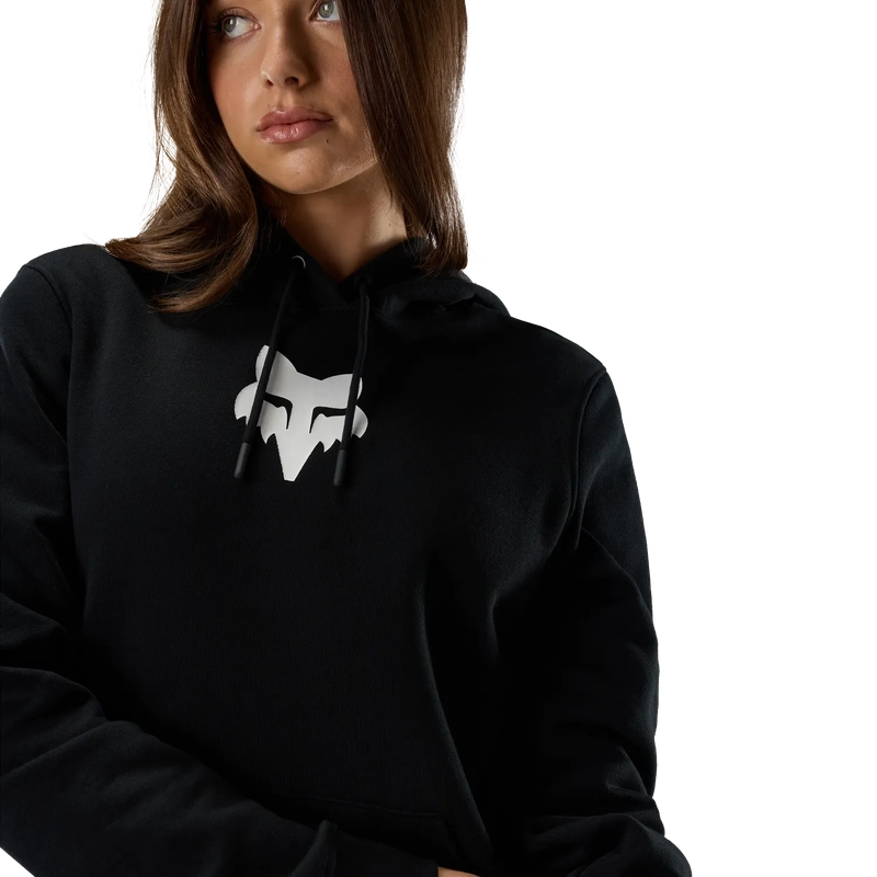 Felpa con Cappuccio da Donna Fox Head Fleece Black Taglia XS #4