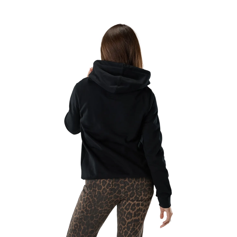 Felpa con Cappuccio da Donna Fox Head Fleece po Black/Pink Taglia XS #3