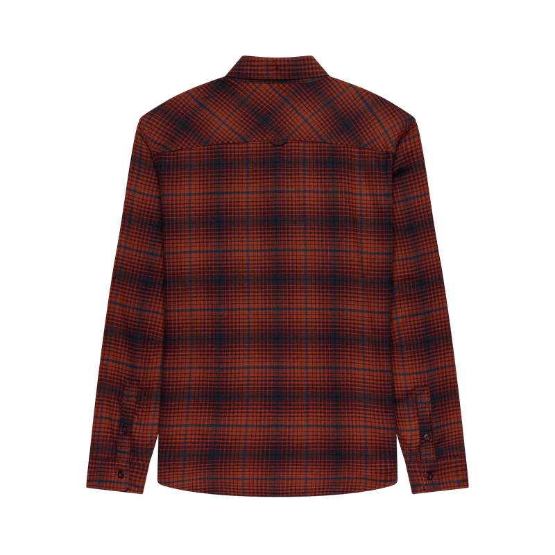 Langarm-Hemd Survivalist Core Flannel Amber Scarlet Größe S #1