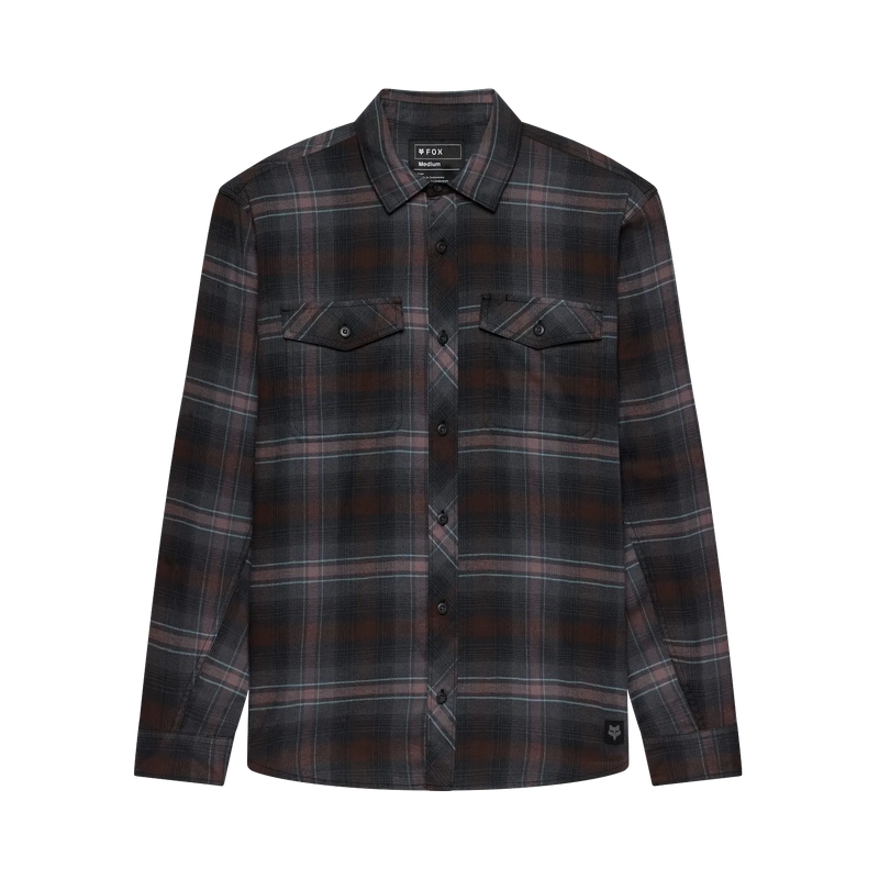 Camicia a Maniche Lunghe Survivalist Stretch Flannel Black Taglia L - image