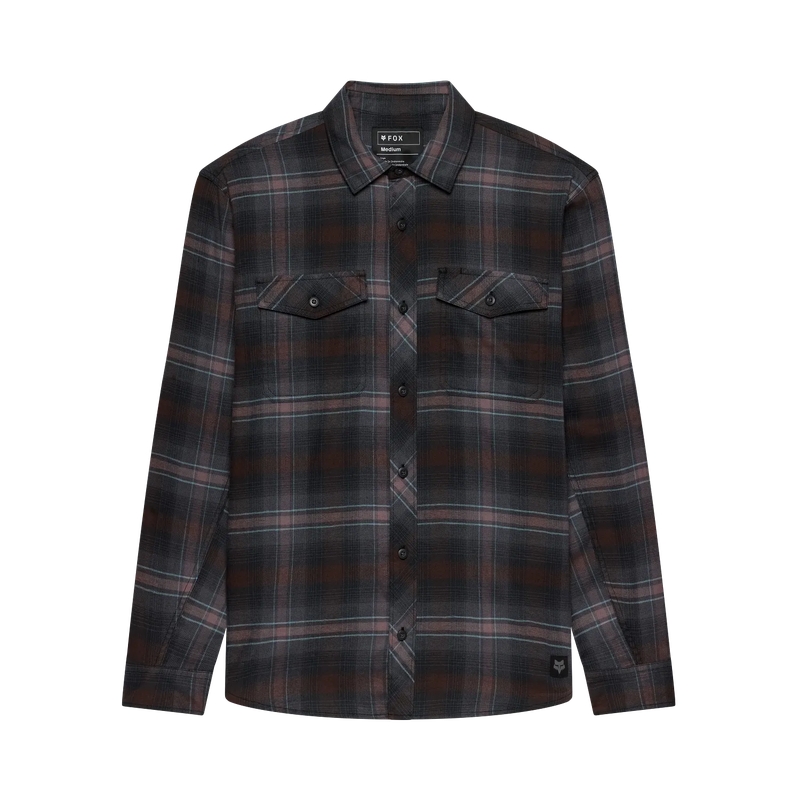Camicia a Maniche Lunghe Survivalist Stretch Flannel Black Taglia S