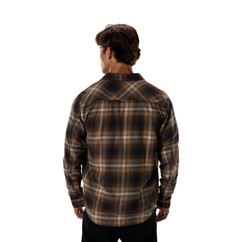 Camicia a Maniche Lunghe Survivalist Stretch Flannel Brown Sugar Taglia S #3