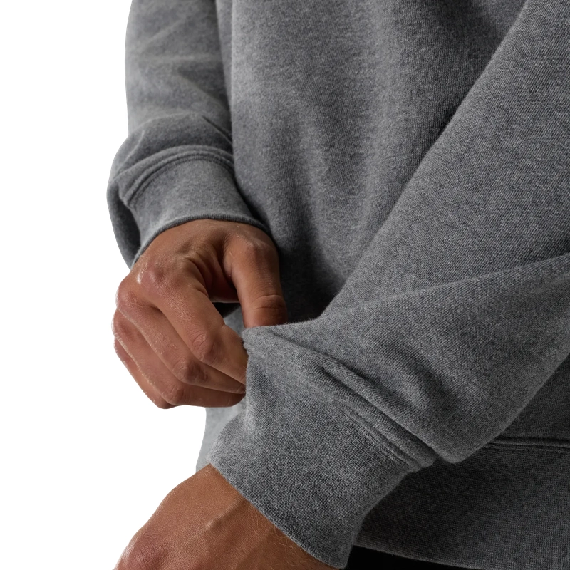 Felpa Absolute Fleece Crew Heather Graphite Taglia XXL #5