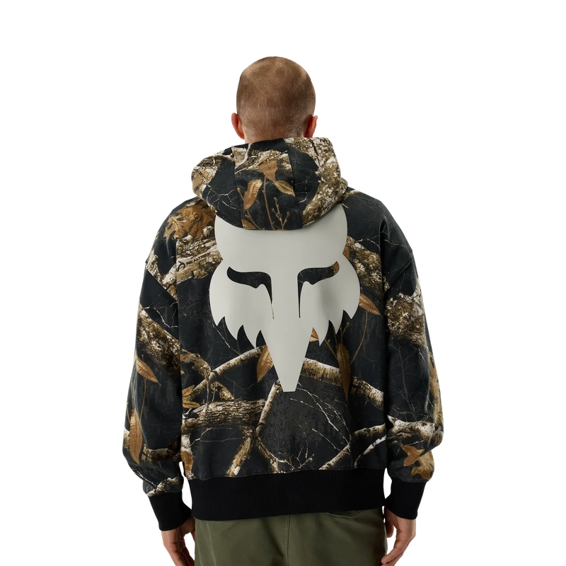 Felpa Con Cappuccio Realtree Fleece Black/Multi Taglia L #3