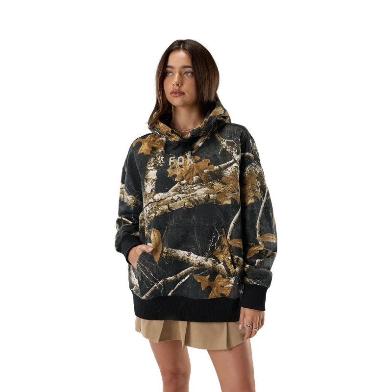 Felpa Con Cappuccio Realtree Fleece Black/Multi Taglia L #4