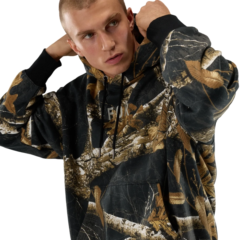 Felpa Con Cappuccio Realtree Fleece Black/Multi Taglia S #6