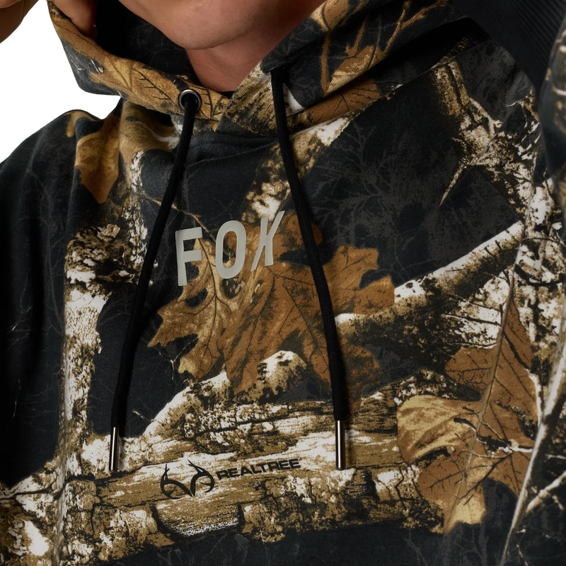 Felpa Con Cappuccio Realtree Fleece Black/Multi Taglia S #7