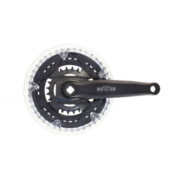 Coroa de MTB em Aço 42/34/24D 170mm Preto
