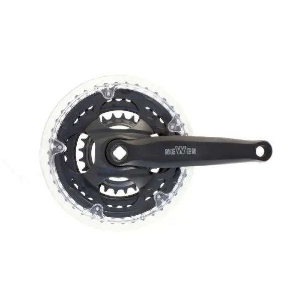 Guarnitura Mtb Acciaio 42/34/24D 170mm Nero - image