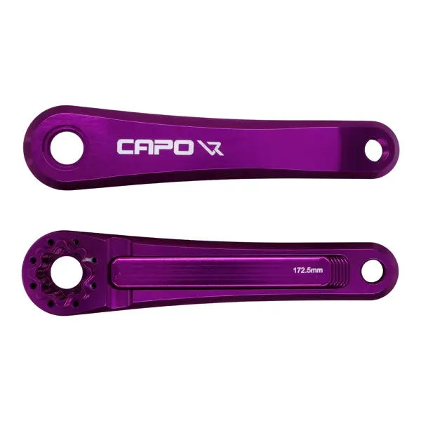 Coppia Pedivelle MTB Capo 8 172.5mm Viola - image