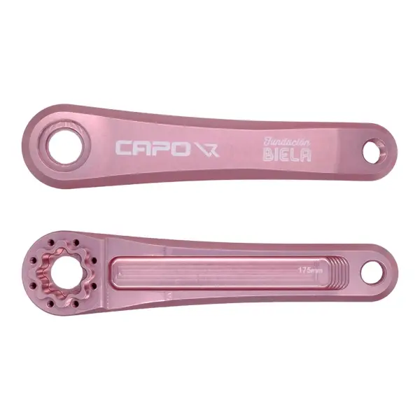 Coppia Pedivelle MTB Capo 8 175mm Rosa #1