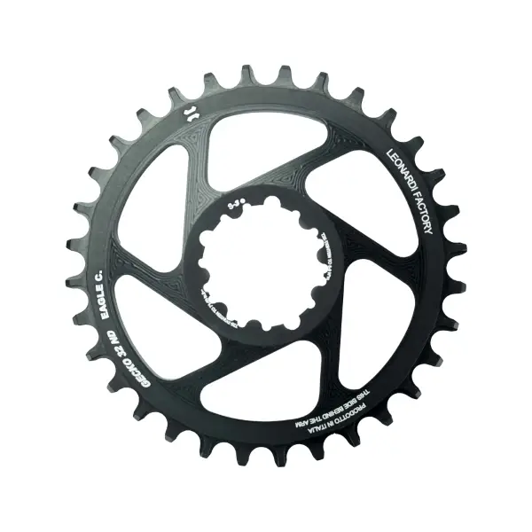 Corona Gecko 34D Sram 3 Fori Offset 3mm Nero - image