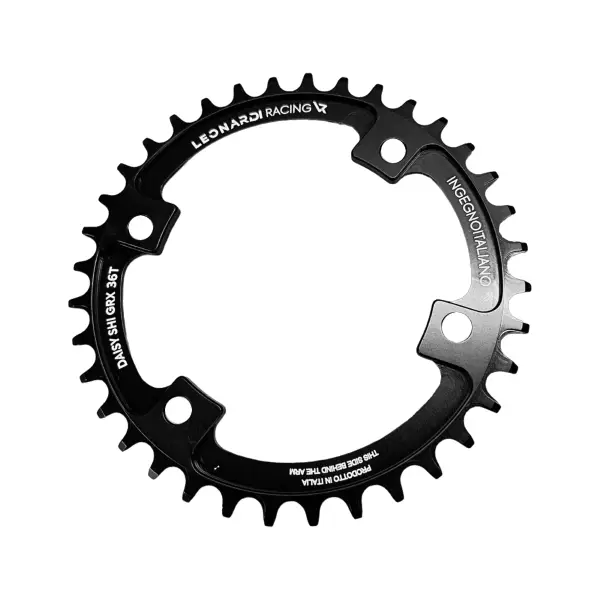 Corona Daisy Shimano Grx 36D BCD 110mm 4 Fori Nero - image