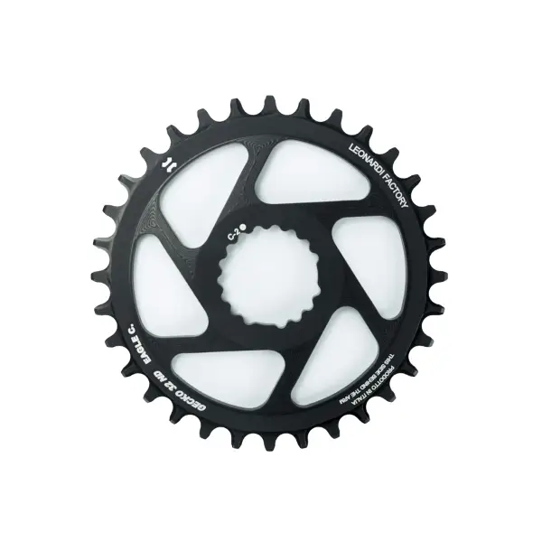 Corona Rotonda Gecko 28D Cannondale Offset 2mm Nero - image