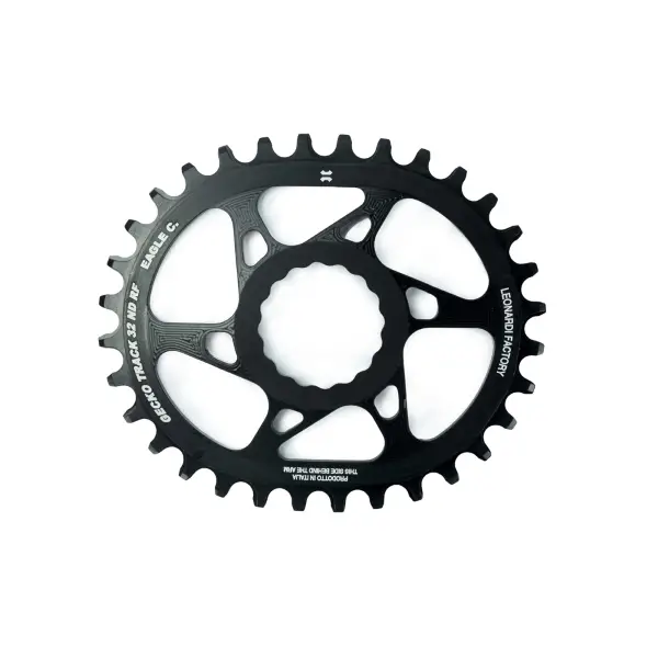 Corona Ovale Gecko Track 32D Cannondale Offset 6mm Nero - image
