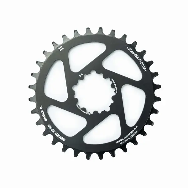 Corona Rotonda Gecko 30D Sram BB30 Offset 0mm Nero - image