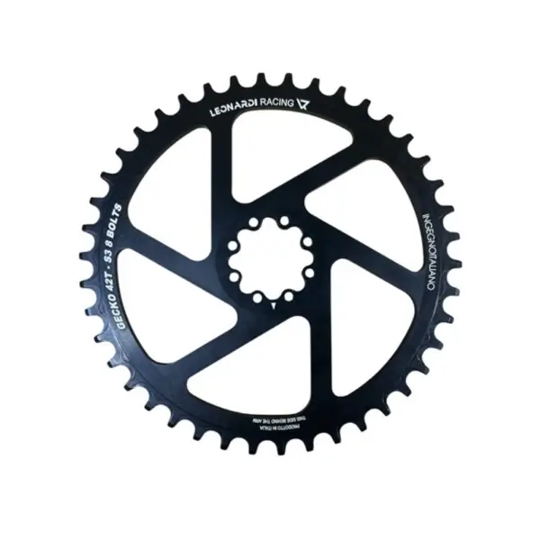 Corona Rotonda Gecko 42D Sram Direct Mount 8 Fori S3 Nero - image