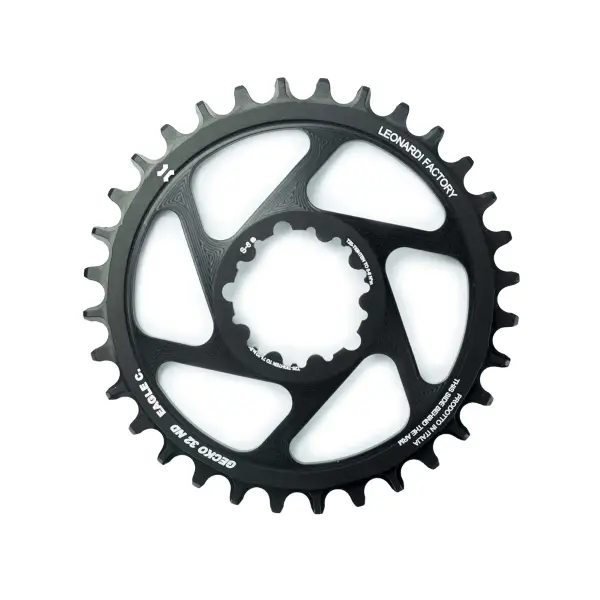Corona Rotonda Gecko 36D Sram GXP Offset 6mm Nero - image