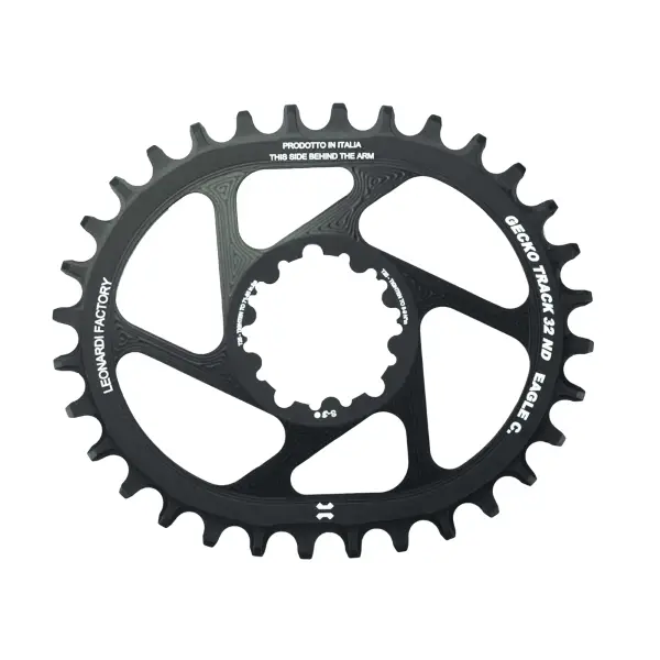 Corona Ovale Gecko Track 32D Sram Offset 3mm Nero - image