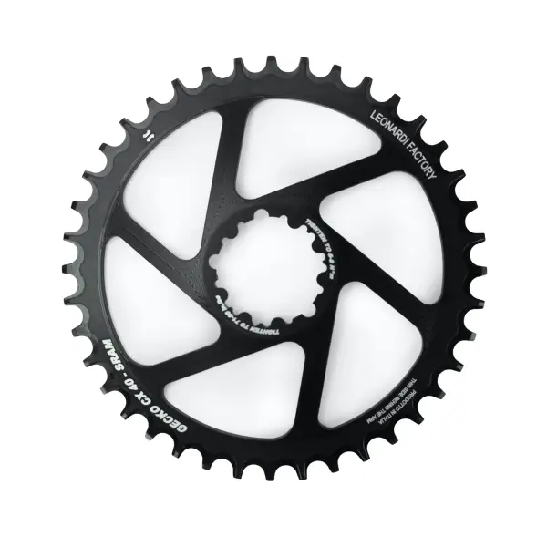 Corona Rotonda Gecko Cx/Gravel 42D Sram 3 Fori Nero - image