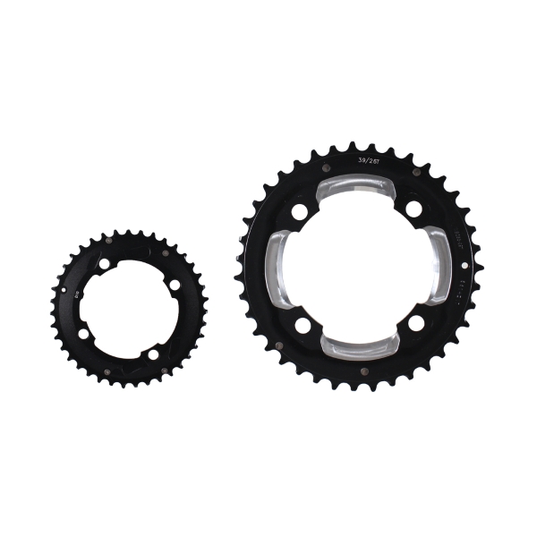 Corona Mtb Pro 39D BCD 104mm 4 Fori 2x/3x 10v Nero Wb286 Con Pin