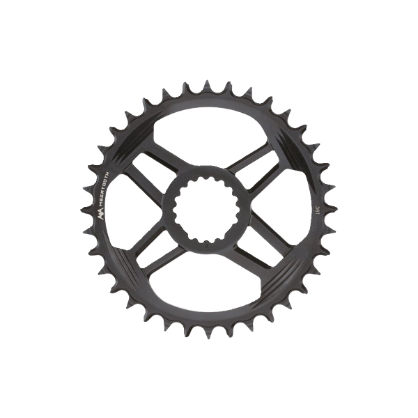 Crown Gradient Megatooth Modular Direct Mount 1 x Sh12 32 teeth, Black, Wa814, V18
