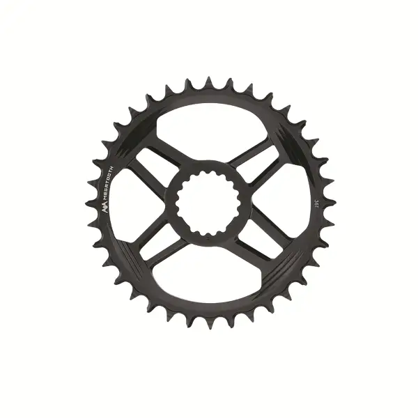 Crown Gradient Megatooth Modular Direct Mount 1 x Sh12 38 teeth, Black, Wa817, V18 - image