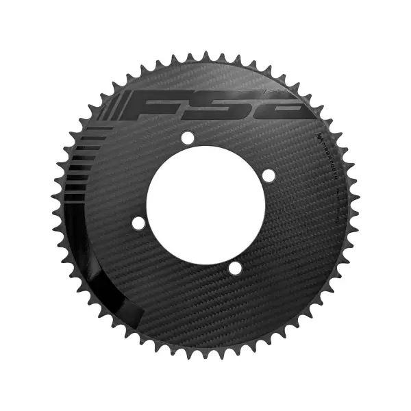 Corona Carbon Aero Megatooth 62D BCD 110mm Asimmetrico Abs Nero Wa284 - image