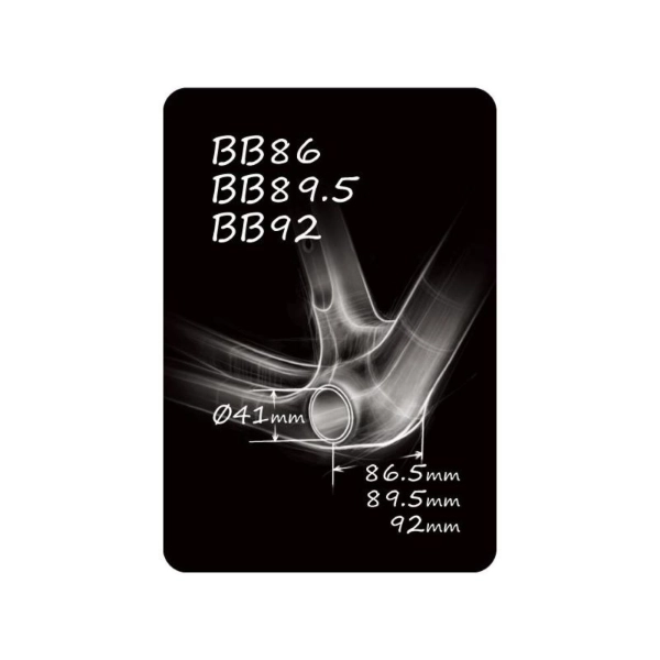 Movimento centrale Ninja BB841T-41 per Shimano BB86 / 89.5 / 92 perno 24mm #1
