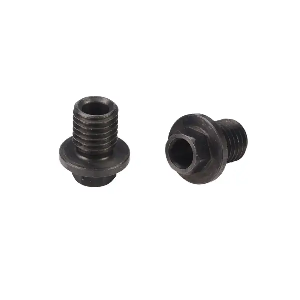Dado Di Compressione Flangiato Per Shimano M9x1.25 10 Pezzi Nero #1