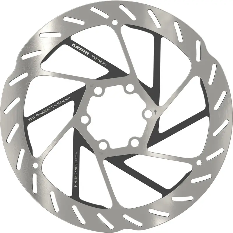 Disco HS2 160mm 6 fori spessore 2.0mm - image