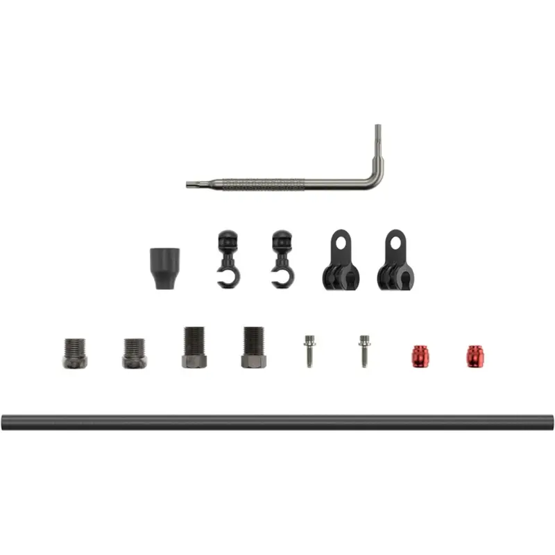 Kit de durites de frein hydraulique avant/arrière pour Level/T, rouge/Force/Rival/eTapAXS/DB8 2000mm - image