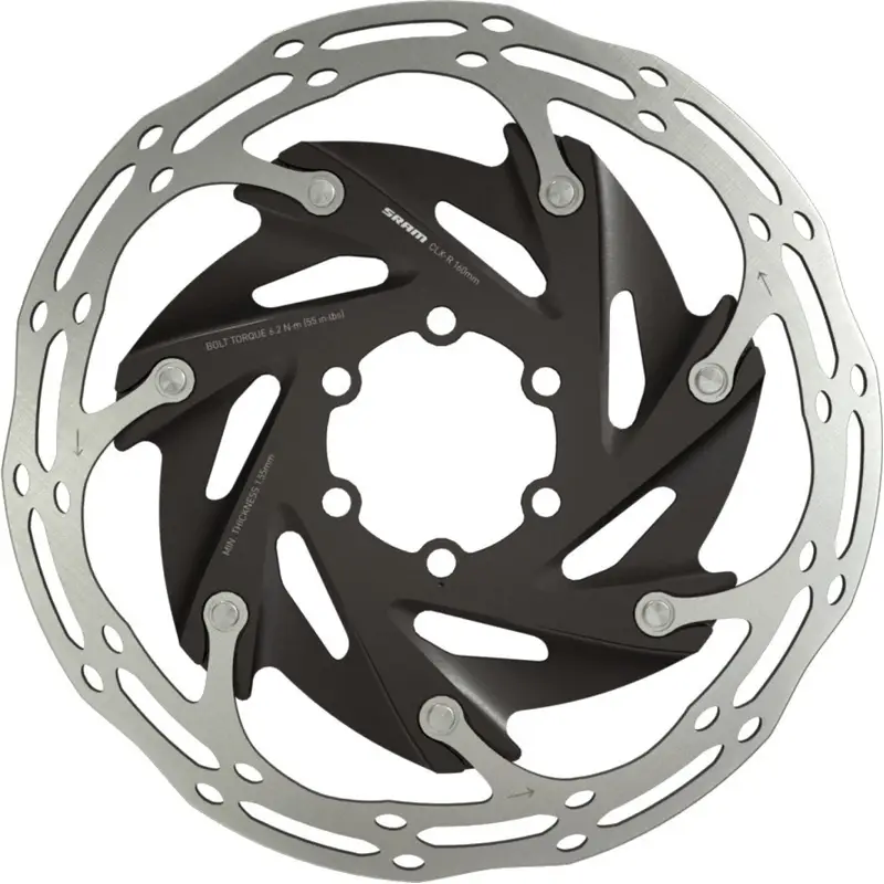 Disco 160mm Centerline X Road Centerlock Argento/Nero #1