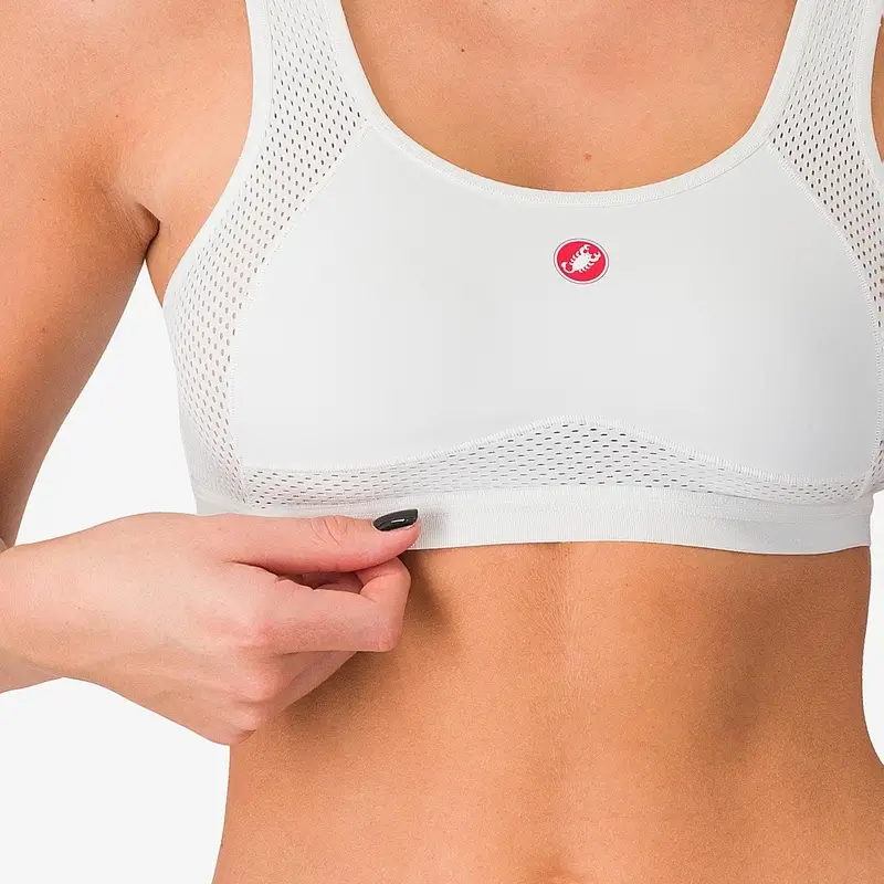 Soutien-gorge Rouge Course Femme Blanc Taille XS #2