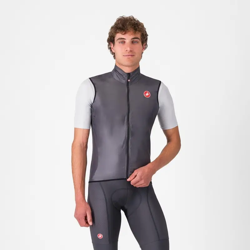 Mantellina Antivento Aria Vest Gris Foncé Taille XS - image