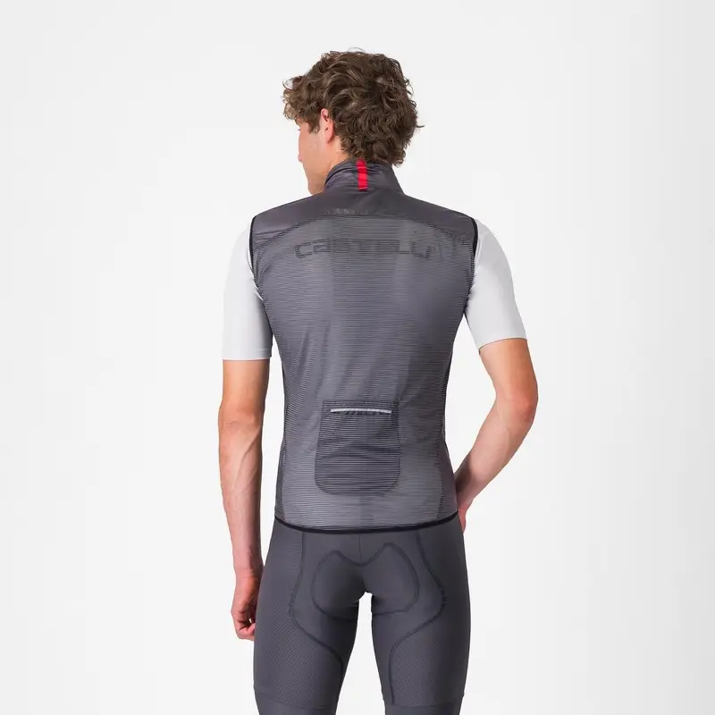 Mantellina Antivento Aria Vest Gris Foncé Taille XS #1