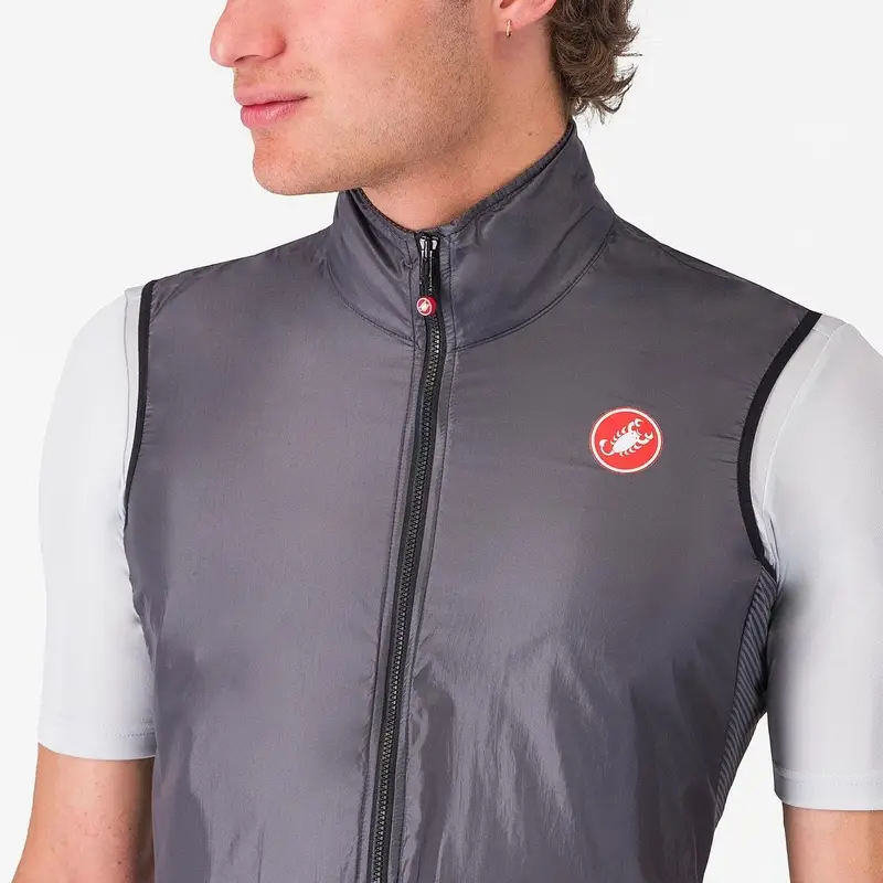 Mantellina Antivento Aria Vest Gris Foncé Taille XS #2