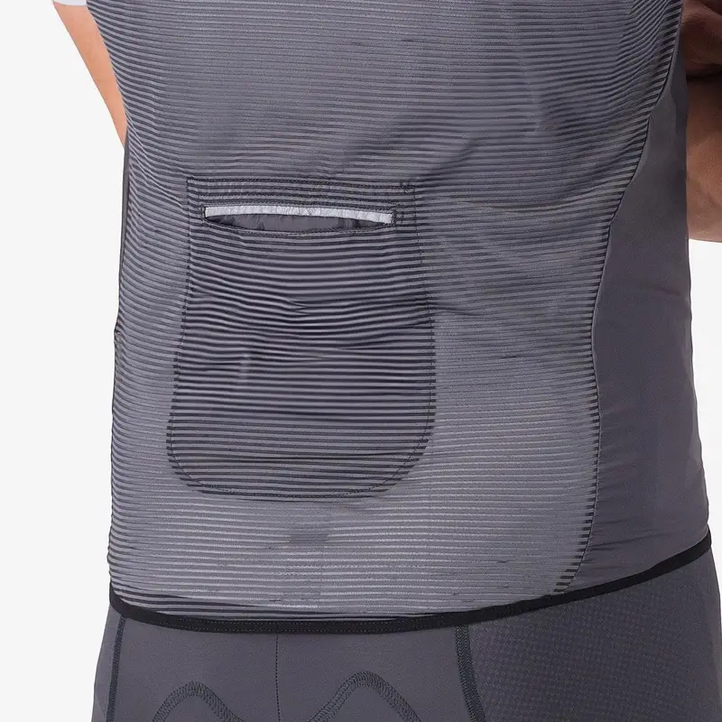 Mantellina Antivento Aria Vest Gris Foncé Taille XS #3