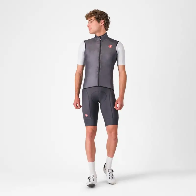 Mantellina Antivento Aria Vest Gris Foncé Taille XS #6