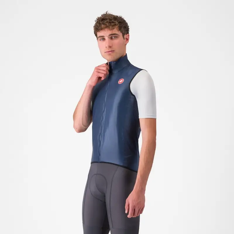 Mantellina Antivento Aria Vest Bleu Taille XS - image