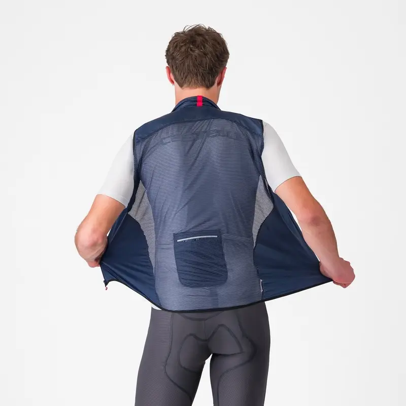 Mantellina Antivento Aria Vest Bleu Taille XS #1