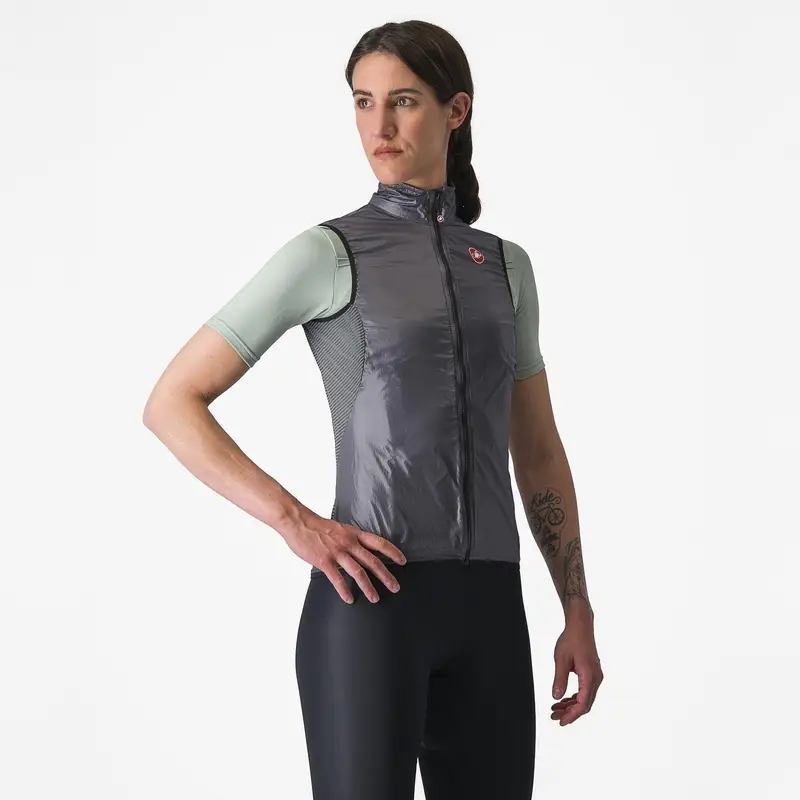 Mantellina Antivento Aria Vest Femme Gris Foncé Taille XS #2