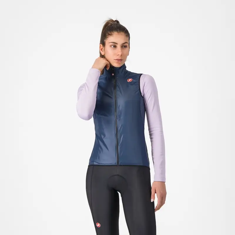 Mantellina Antivento Aria Vest Femme Bleu Taille XS - image