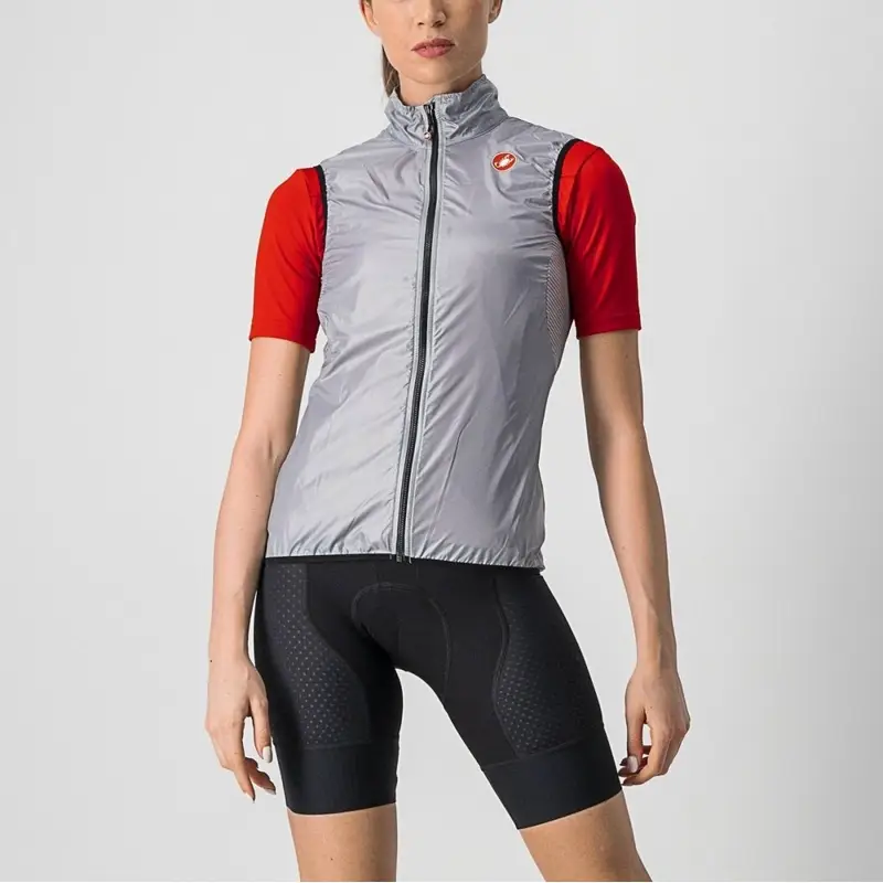 Mantellina Antivento Aria Vest Femme Argent Taille XS - image