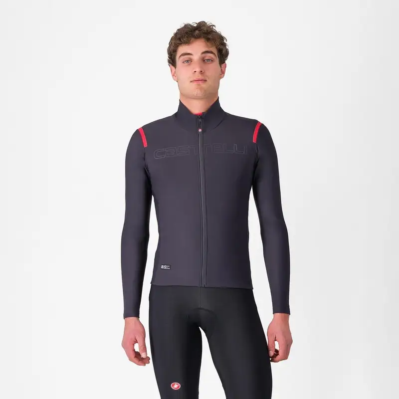 <p>Maillot Manches Longues Tout Nano RoS Gris Foncé/Rouge Taille XS</p> - image