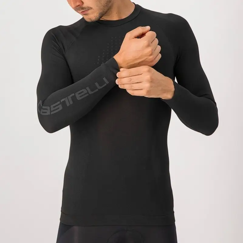 Maglia Intima A Maniche Lunghe Core Seamless Nero Taglia S/M #2