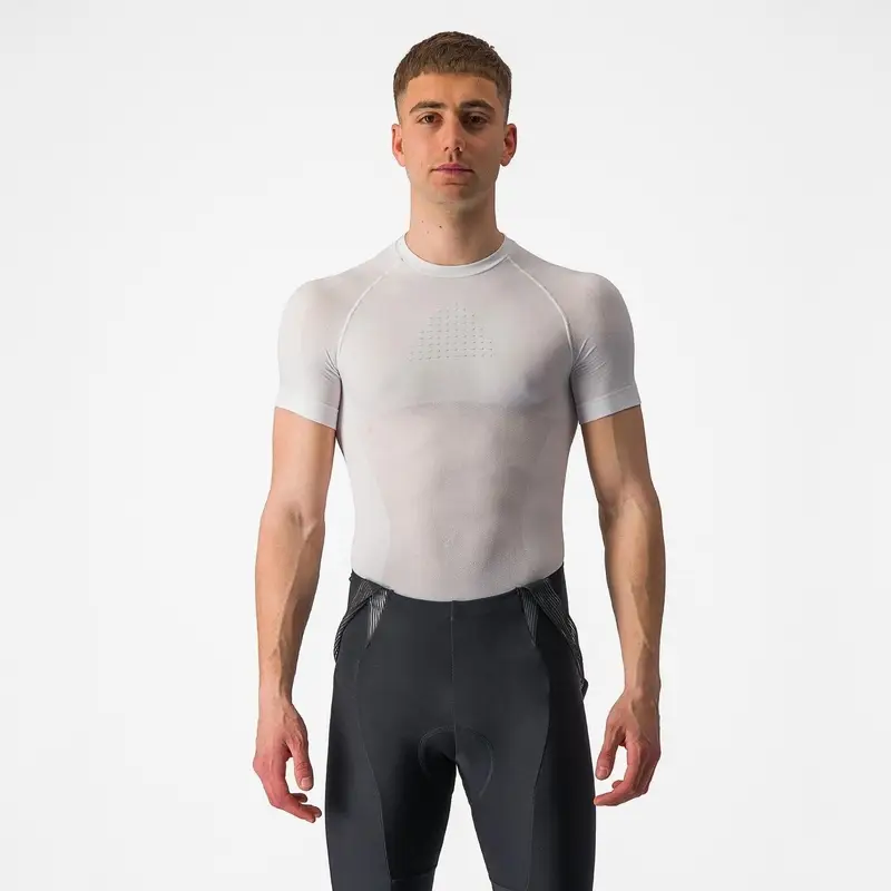 Maglia Intima A Maniche Corte Core Seamless Bianco Taglia S/M #4