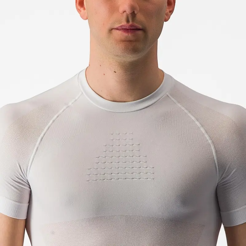 Maglia Intima A Maniche Corte Core Seamless Bianco Taglia S/M #5