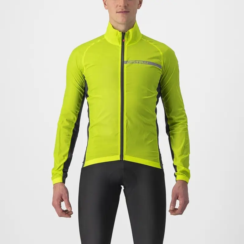 Veste Coupe-Vent Équipement Stretch Jaune Fluorescente/Gris Foncé Taille XS - image