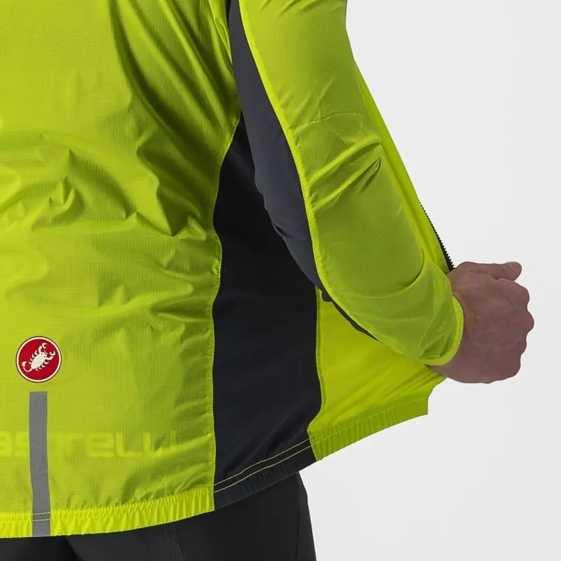 Veste Coupe-Vent Équipement Stretch Jaune Fluorescente/Gris Foncé Taille XS #2